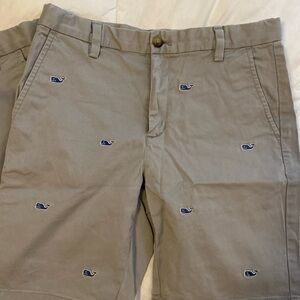 2 pairs of vineyard Vines shorts. Matching. Both with grow with me waistband.